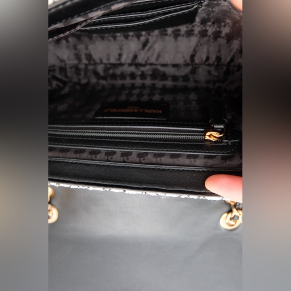 NWT Karl Lagerfeld Tweed Bag - Picture 5 of 7